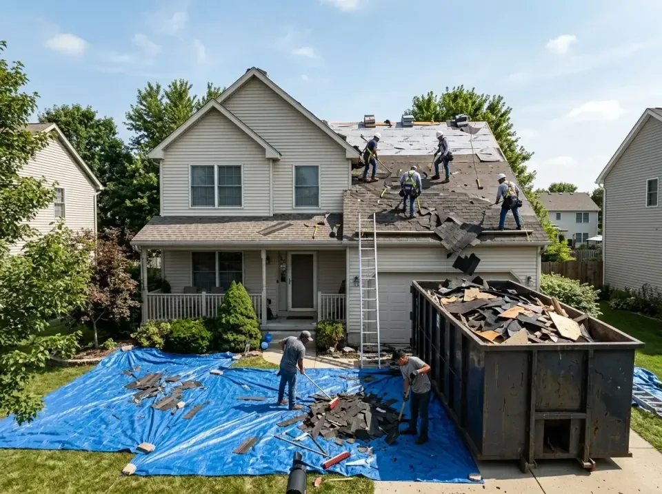 roof-replacement-debris-remova-004 — frequently asked questions, Cheapest Dumpster Rentals in Plainfield, IN
